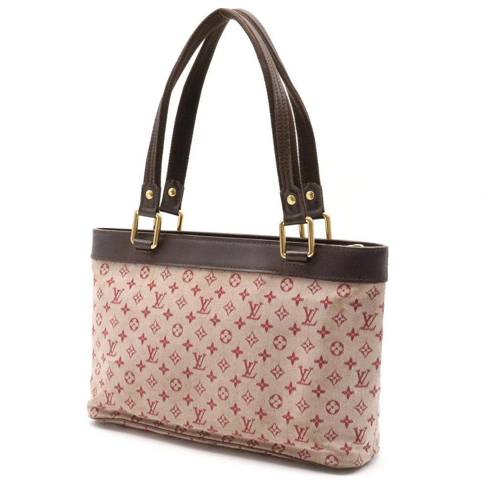 Louis Vuitton Lucille Monogram Red Cerise Handbag Shoulder Bag Cherry Tote Pink